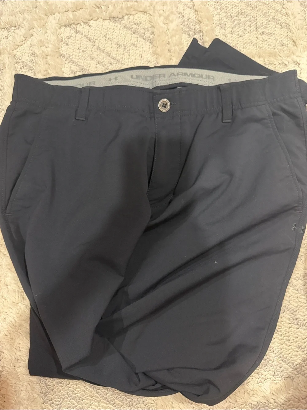 Under Armour Men’s Black Athletic Joggers with Subtle Logo